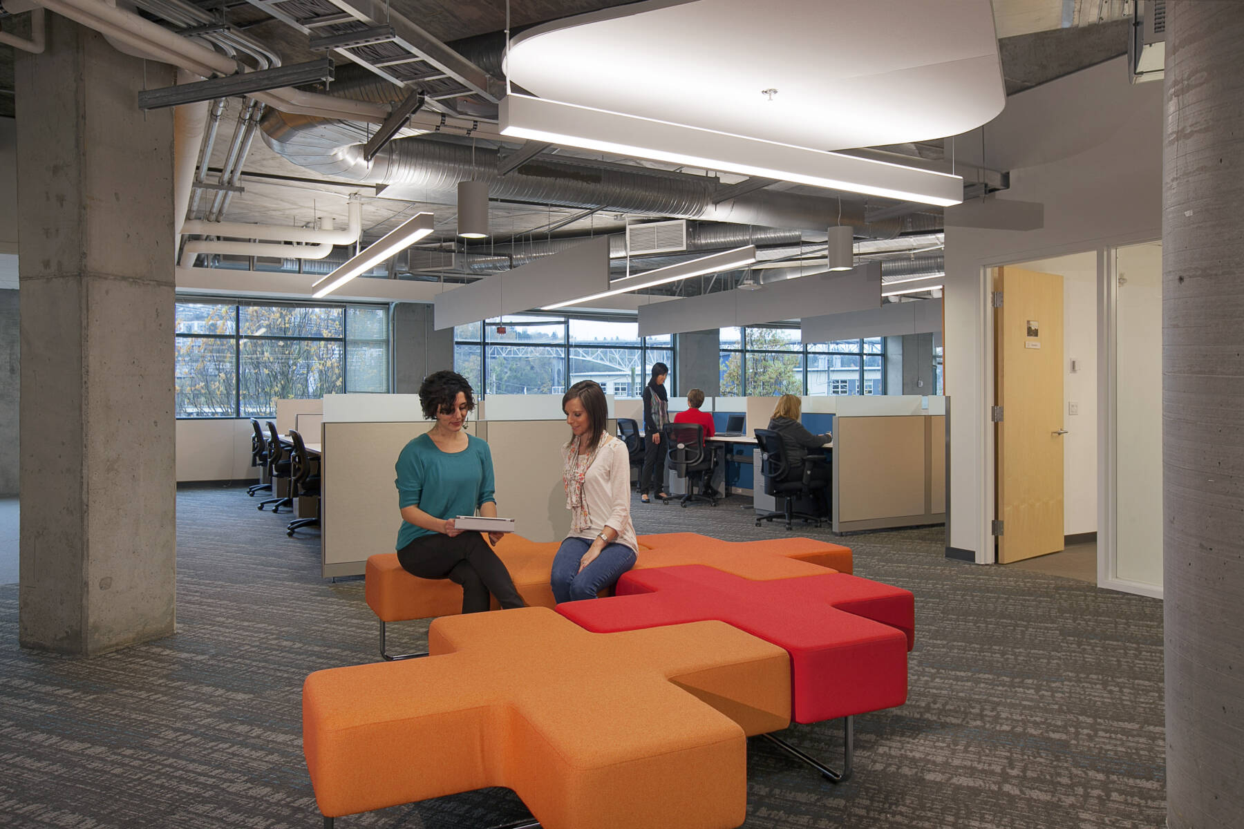 Interior of a software company office